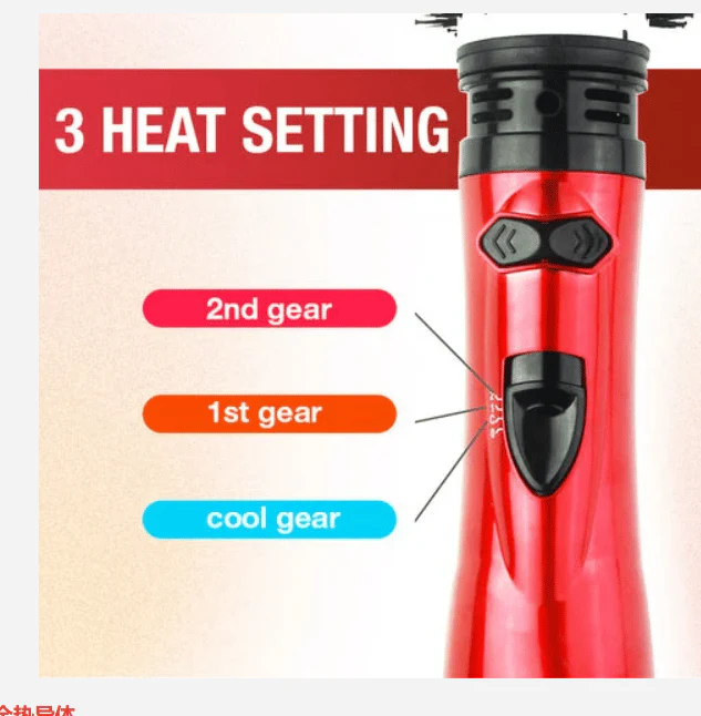 3-in-1 Rotating Hot Air-Hair Styler and Dryer | Effortless Volume & Curls | Professional Hair Styling Tool | GlamTwist Pro - Image 10