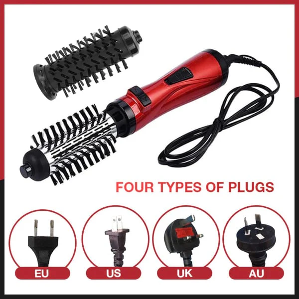 3-in-1 Rotating Hot Air-Hair Styler and Dryer | Effortless Volume & Curls | Professional Hair Styling Tool | GlamTwist Pro - Image 12