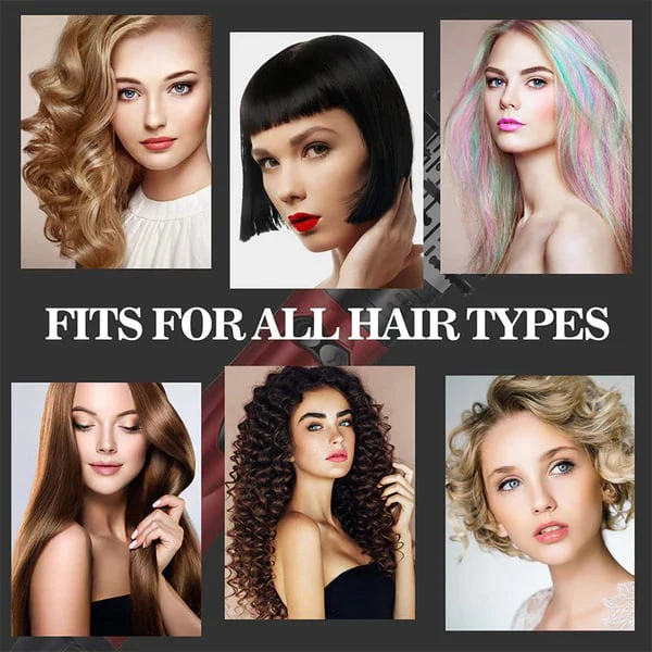 3-in-1 Rotating Hot Air-Hair Styler and Dryer | Effortless Volume & Curls | Professional Hair Styling Tool | GlamTwist Pro - Image 4