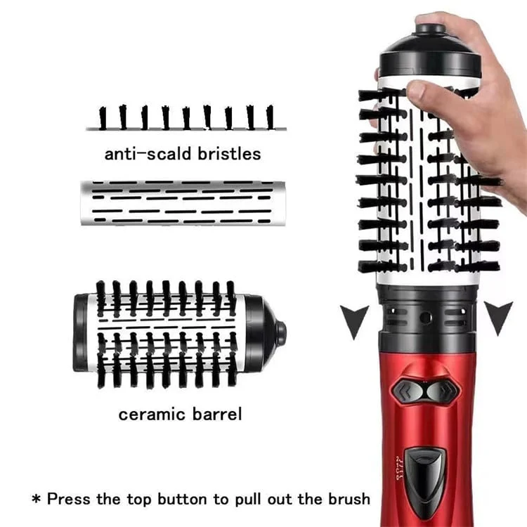 3-in-1 Rotating Hot Air-Hair Styler and Dryer | Effortless Volume & Curls | Professional Hair Styling Tool | GlamTwist Pro - Image 6