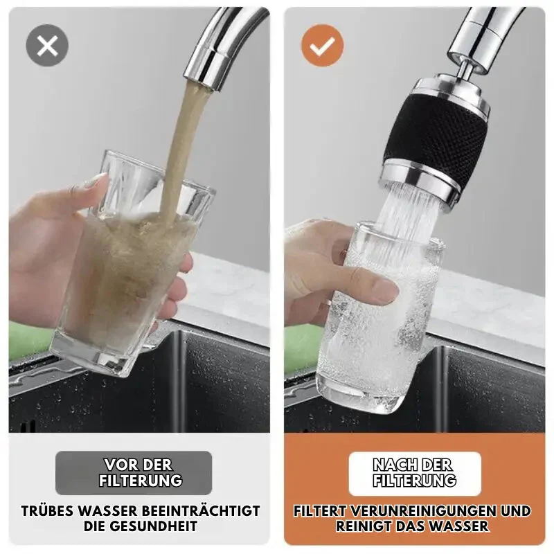 360° Rotatable Water Splash-Proof Faucet Attachment™ – Master Your Water Flow, Keep Your Kitchen Spotless - Image 2