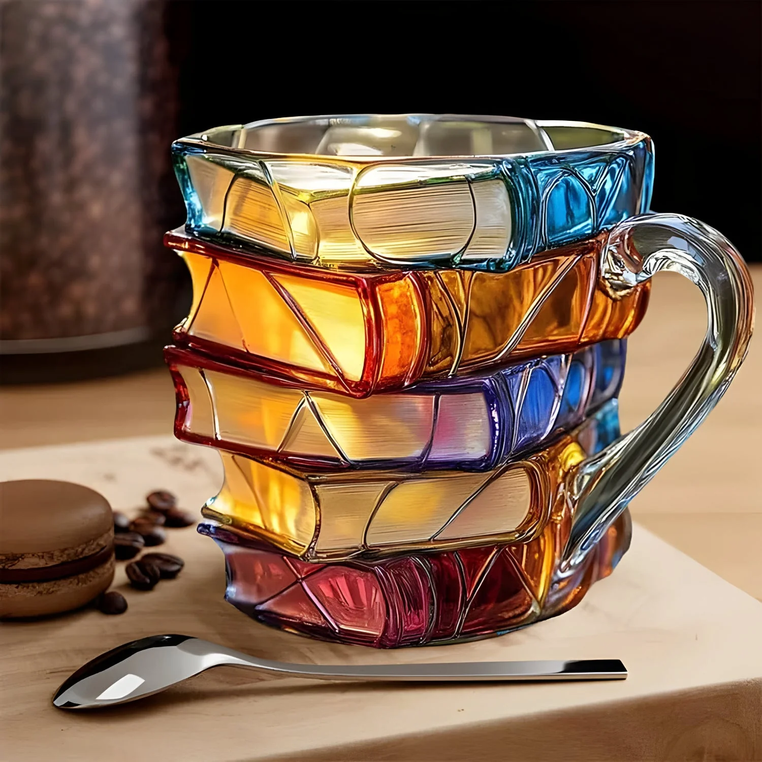 3D Book Design Mug | Handcrafted & Colorful | For Coffee & Tea | BookLume - Image 5