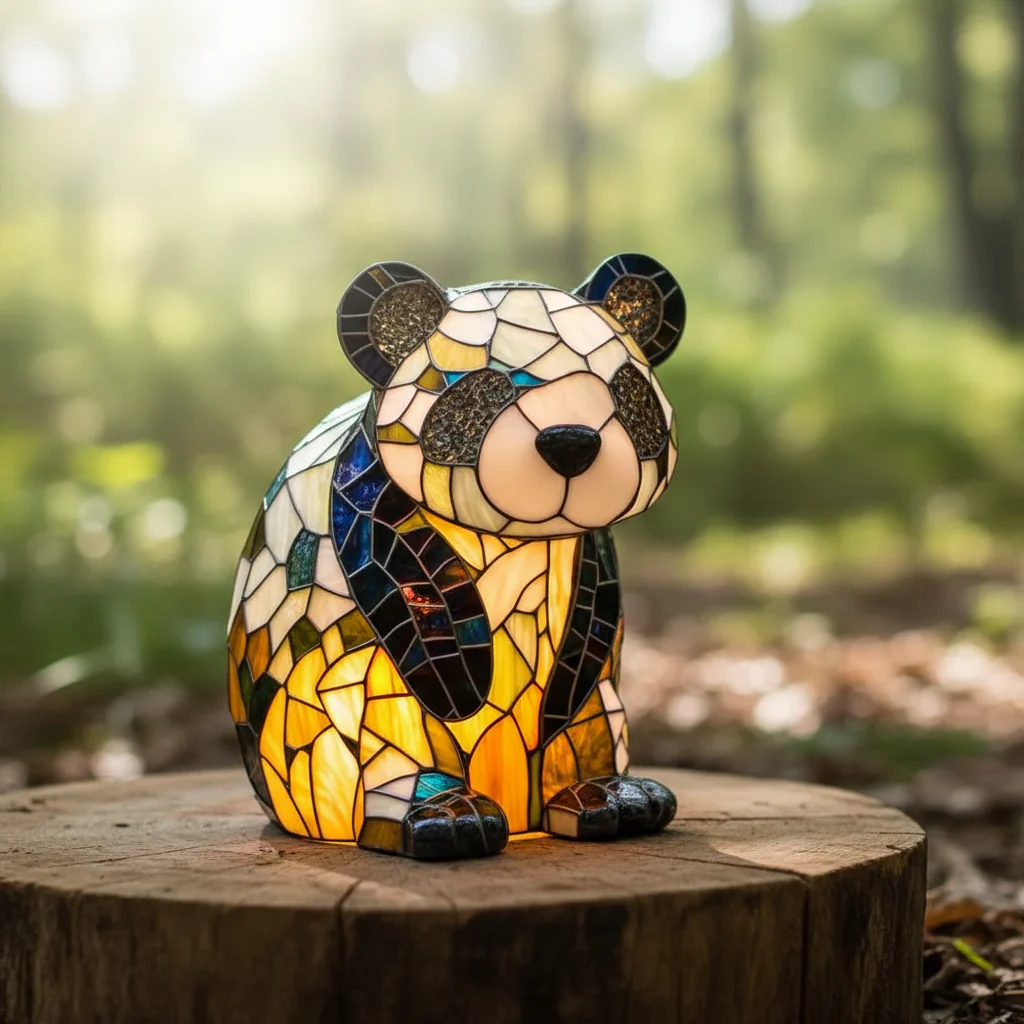 Animal Design Table Lamp | Artistic Ambient Lighting | Animal Motif LED Design | Glowfauna