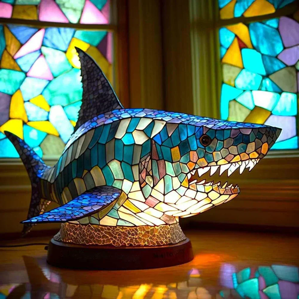 Animal Design Table Lamp | Artistic Ambient Lighting | Animal Motif LED Design | Glowfauna - Image 11