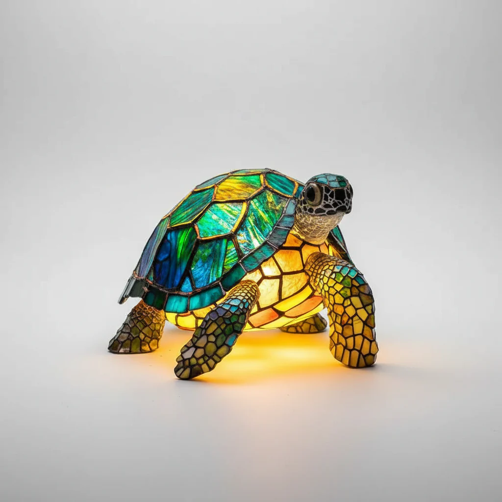 Animal Design Table Lamp | Artistic Ambient Lighting | Animal Motif LED Design | Glowfauna - Image 13