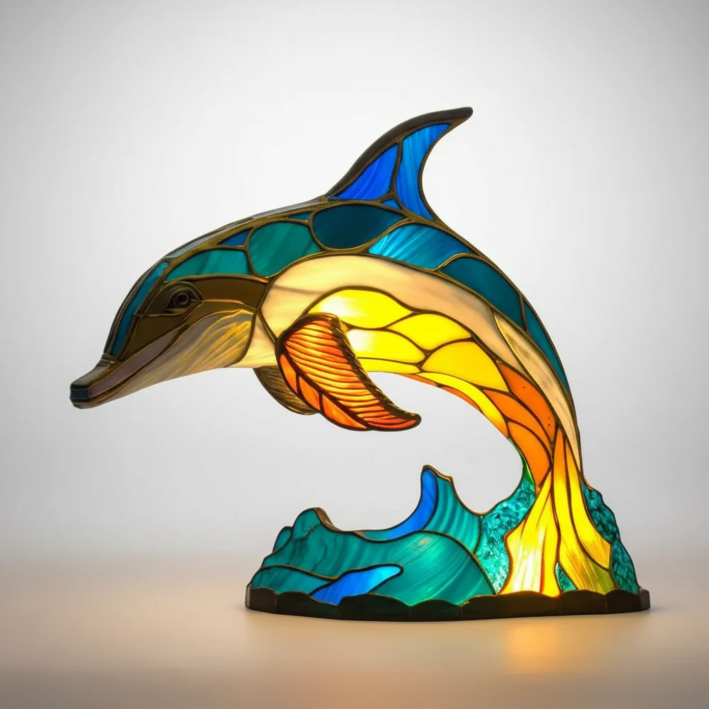 Animal Design Table Lamp | Artistic Ambient Lighting | Animal Motif LED Design | Glowfauna - Image 21
