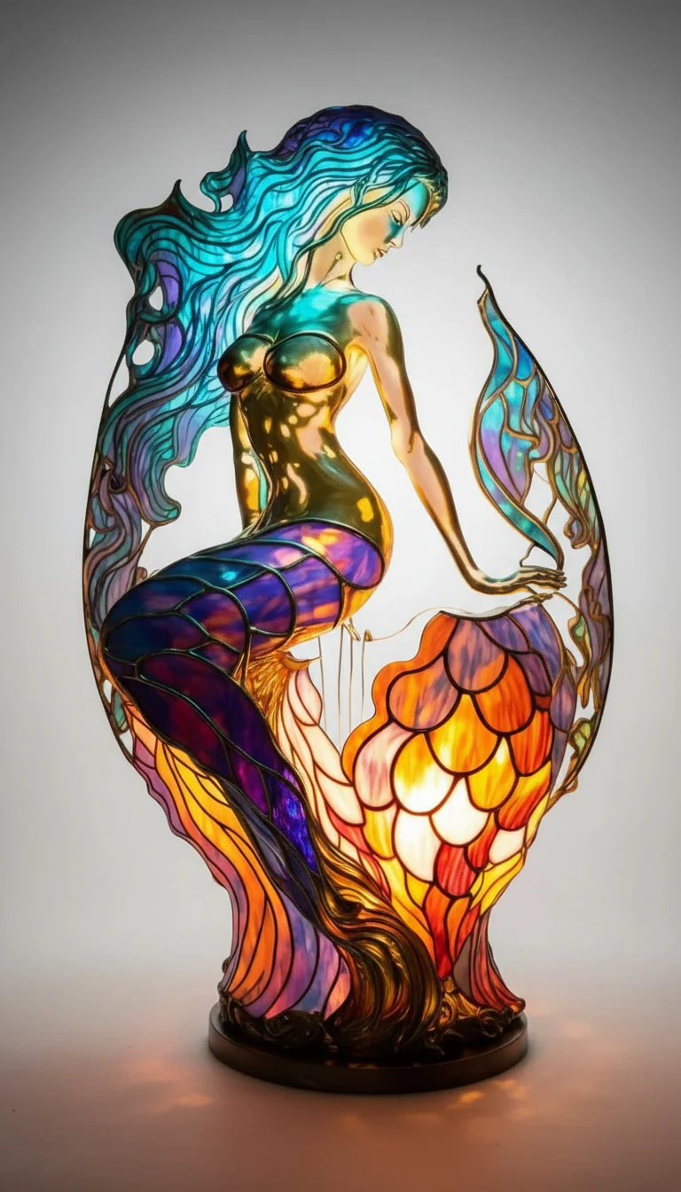 Animal Design Table Lamp | Artistic Ambient Lighting | Animal Motif LED Design | Glowfauna - Image 22