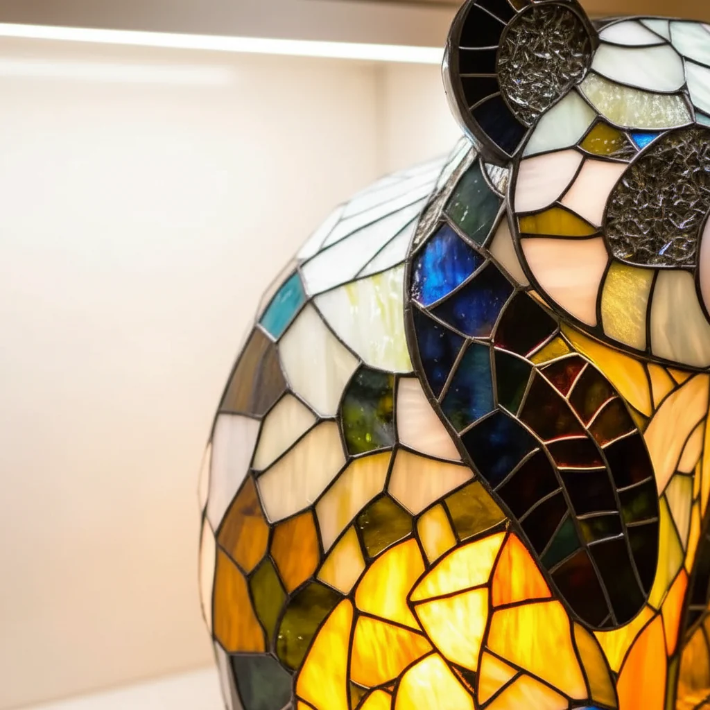 Animal Design Table Lamp | Artistic Ambient Lighting | Animal Motif LED Design | Glowfauna - Image 4