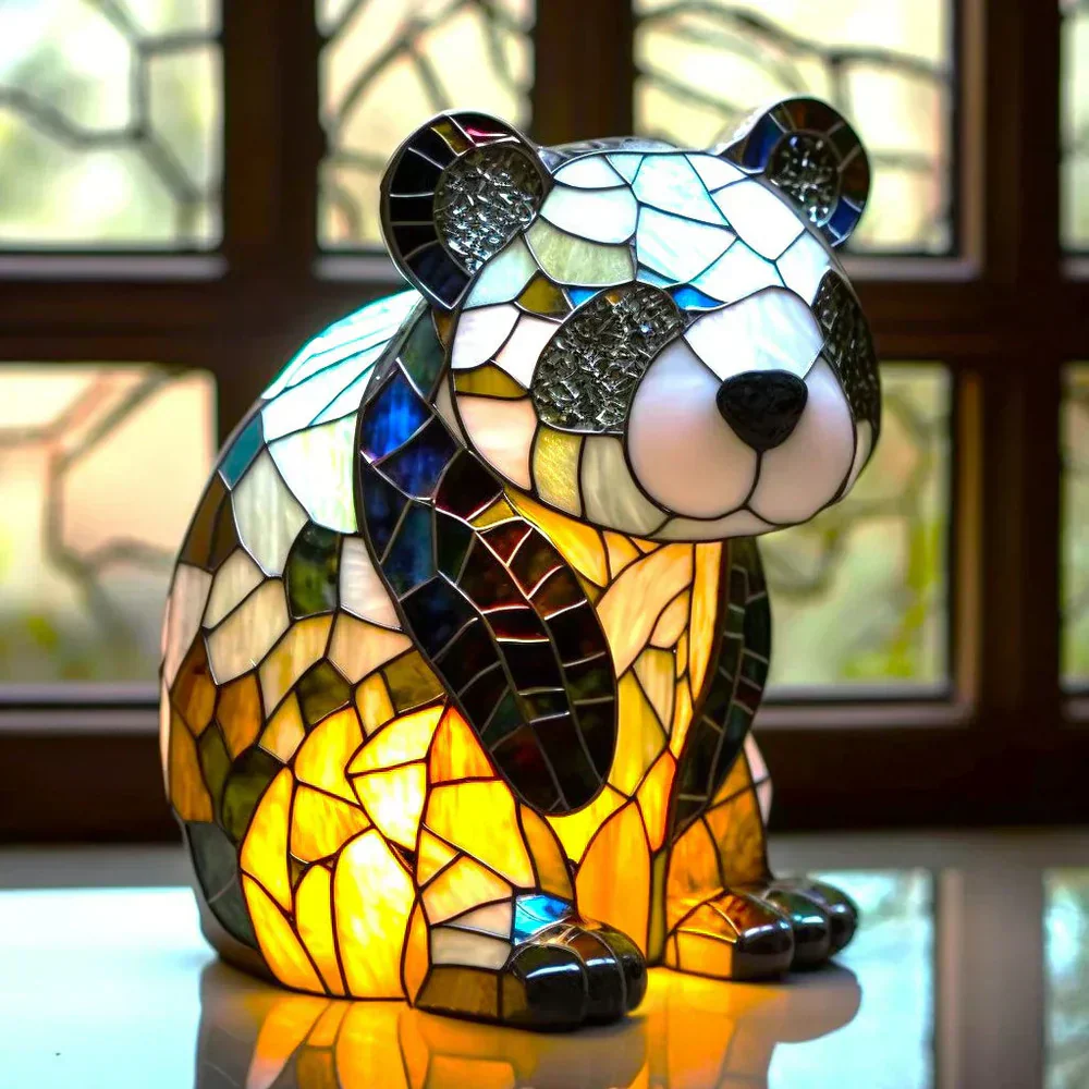 Animal Design Table Lamp | Artistic Ambient Lighting | Animal Motif LED Design | Glowfauna - Image 5