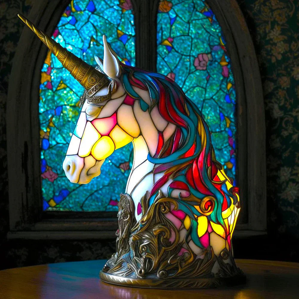 Animal Design Table Lamp | Artistic Ambient Lighting | Animal Motif LED Design | Glowfauna - Image 9