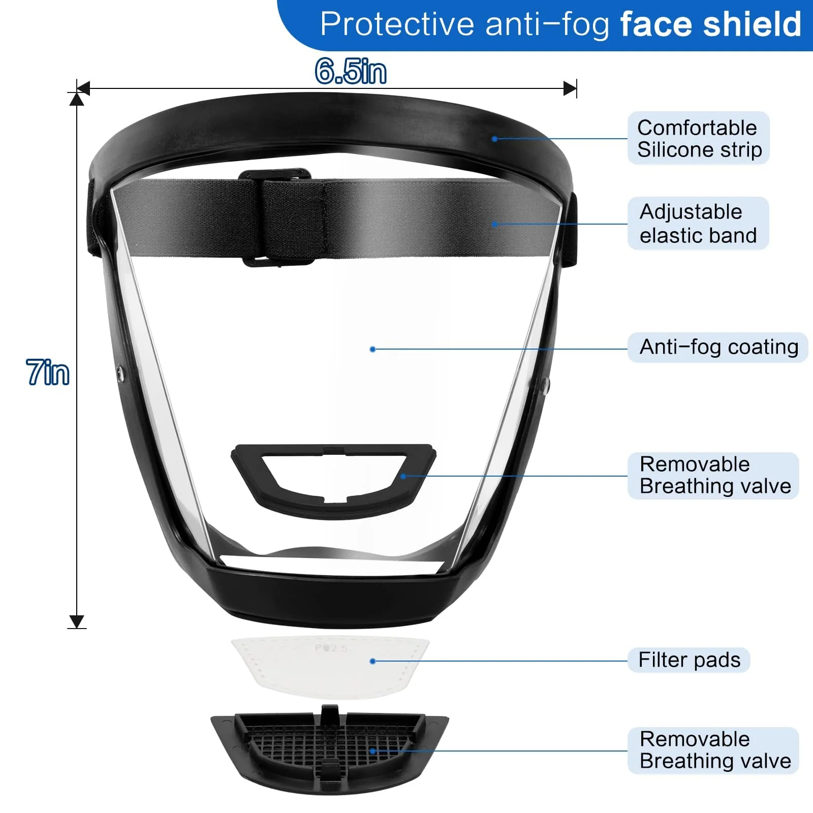 Anti Fog Face Shield | Full-Face Protection | Anti Fog | ShieldMate - Image 2