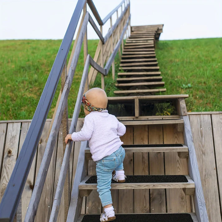 Anti-Slip Stair Tread Strips | Maximum Slip Prevention Safety | Heavy Duty Peel & Stick Grip Strips | StepGuard - Image 5