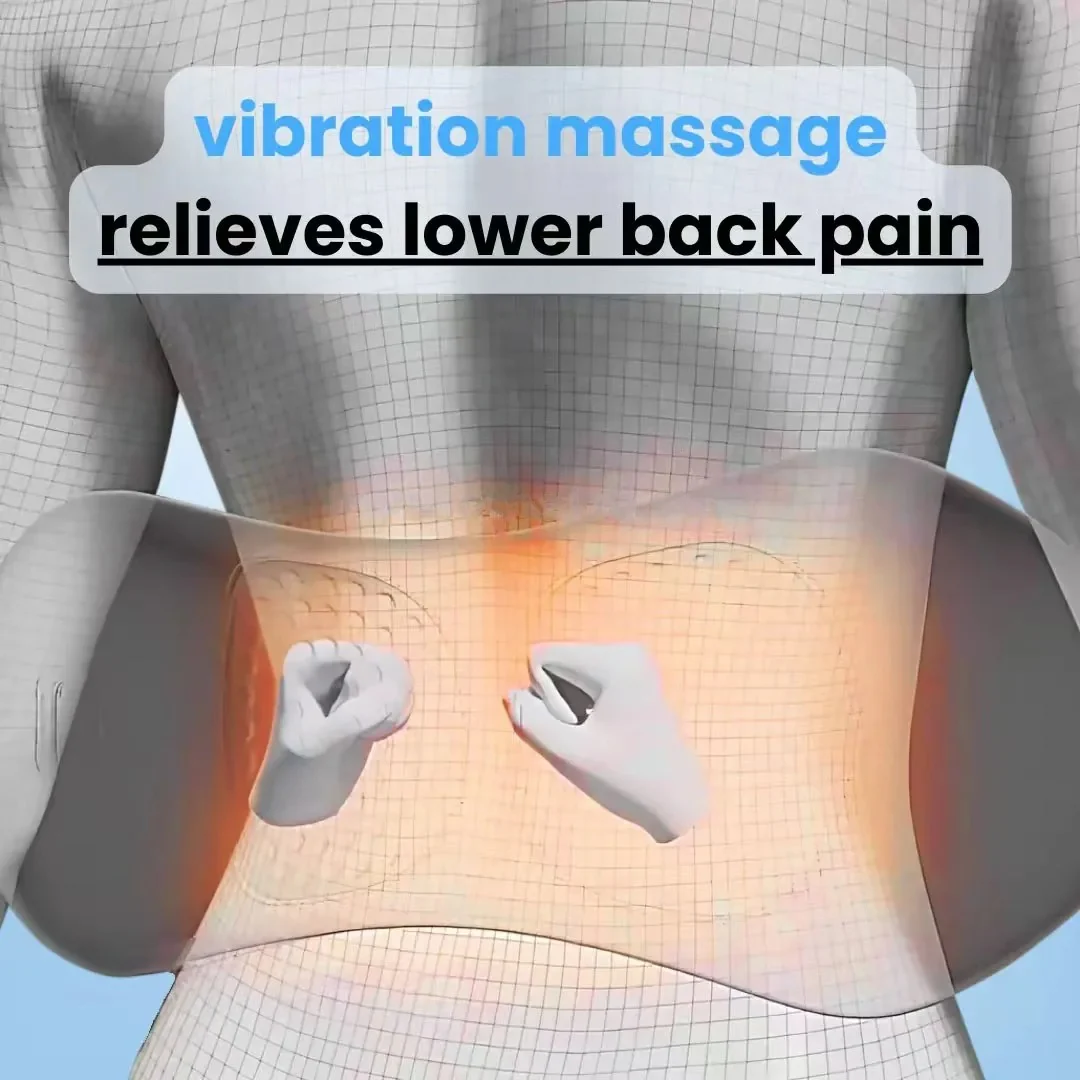 Back Massager Pad | Heat Vibration Relief | Gentle Traction Support | SootheArc - Image 7