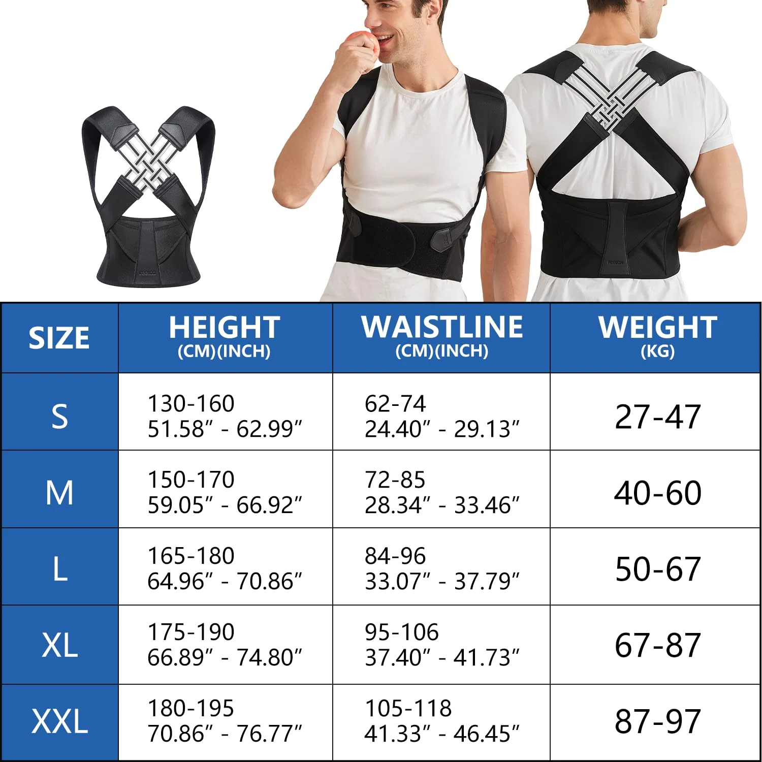 Back Posture Corrector | Stand Taller Fast | Cross Straps | AlignCore - Image 6