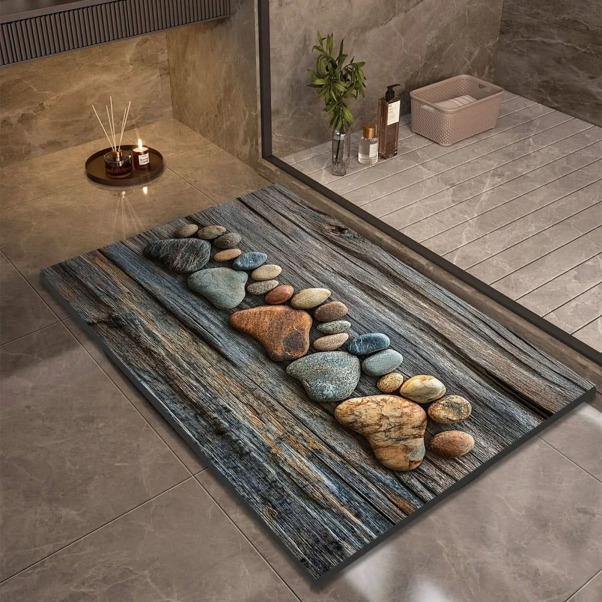 Bath Mat | Fast Dry Water Absorption | Non Slip Floor Grip | AquaSoft - Image 10
