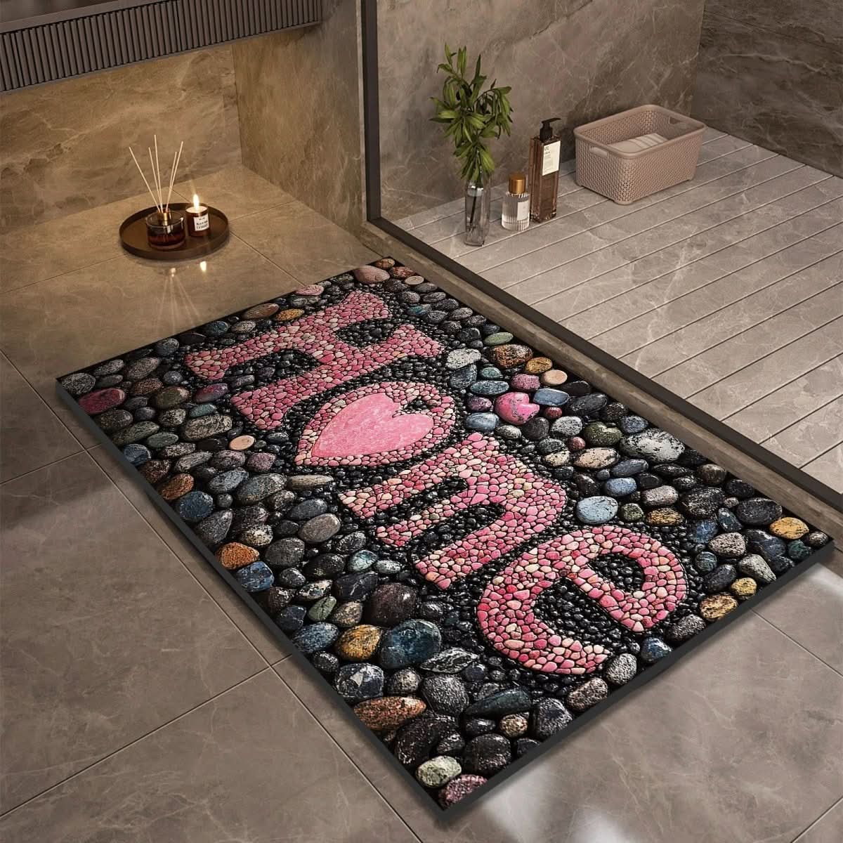 Bath Mat | Fast Dry Water Absorption | Non Slip Floor Grip | AquaSoft - Image 12