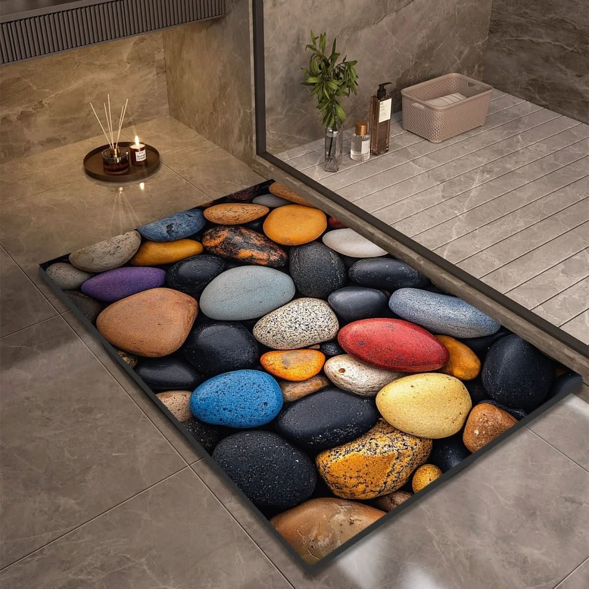 Bath Mat | Fast Dry Water Absorption | Non Slip Floor Grip | AquaSoft - Image 17