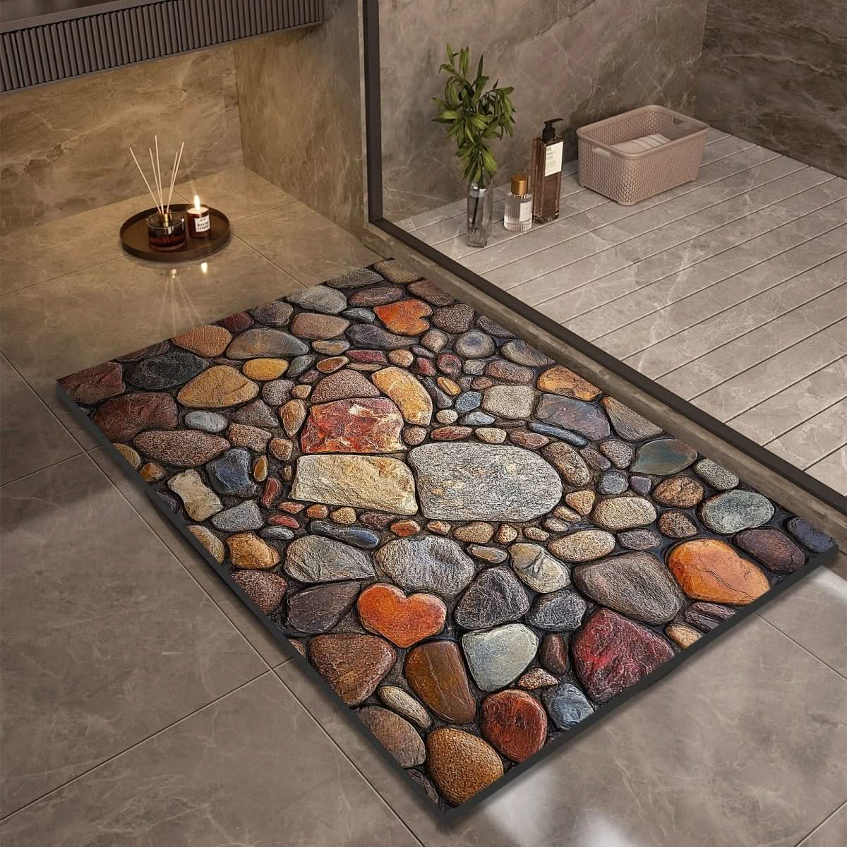 Bath Mat | Fast Dry Water Absorption | Non Slip Floor Grip | AquaSoft - Image 18