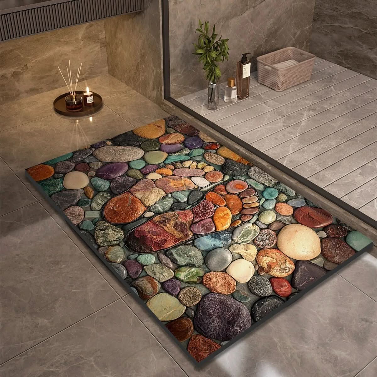 Bath Mat | Fast Dry Water Absorption | Non Slip Floor Grip | AquaSoft - Image 19