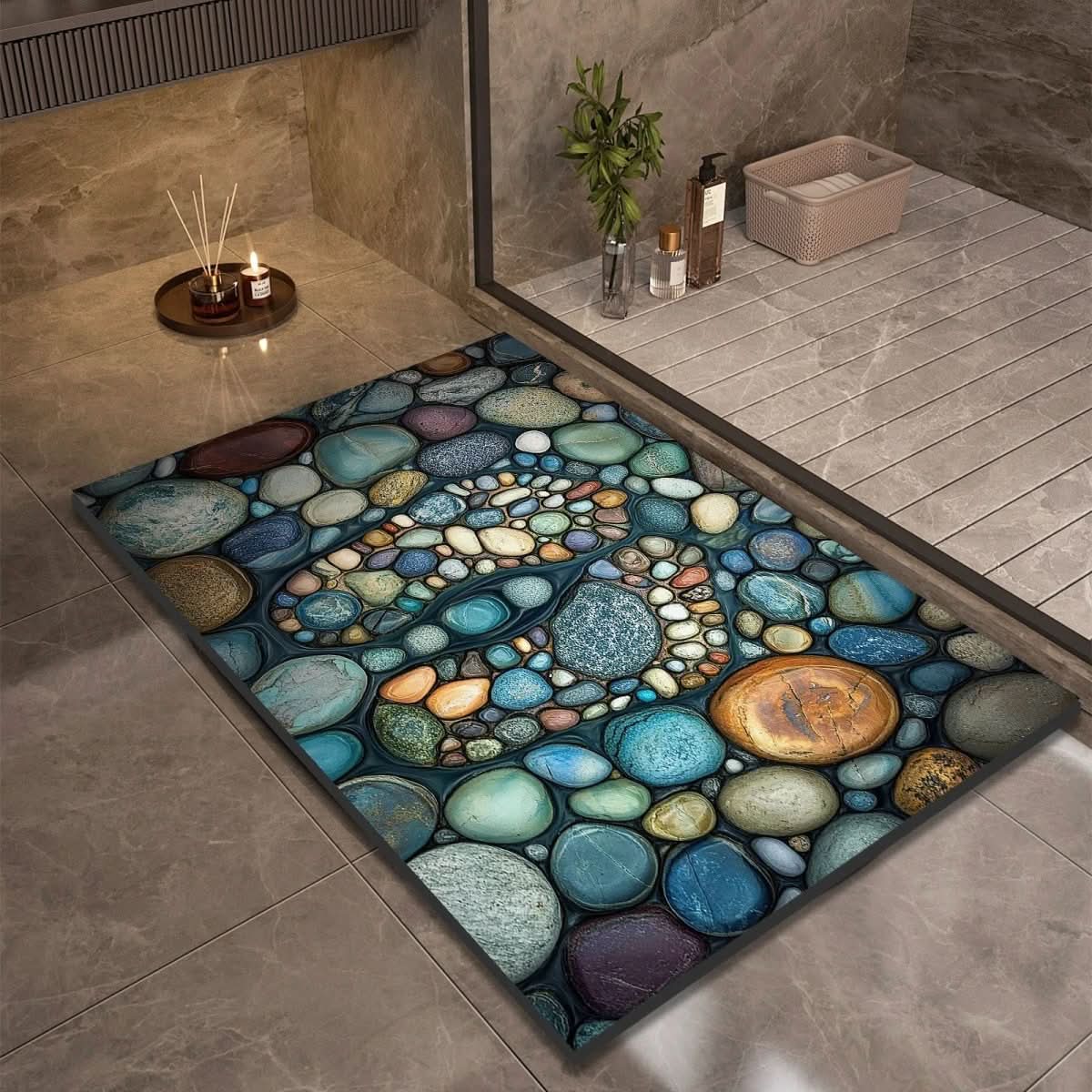 Bath Mat | Fast Dry Water Absorption | Non Slip Floor Grip | AquaSoft - Image 20