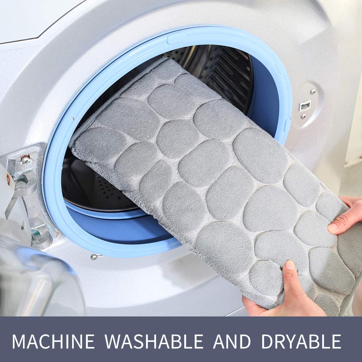 Bathroom Mat | Ultra Soft Pebble Texture | Fast Absorbing | Non-Slip Base | Pebblify - Image 5