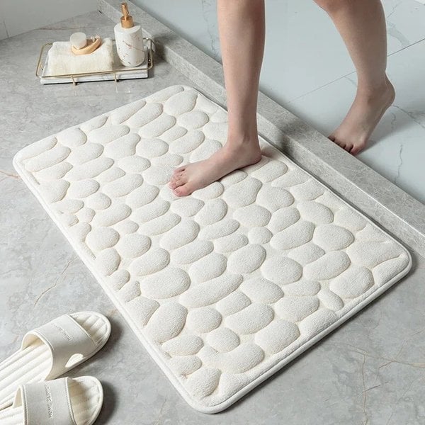 Bathroom Mat | Ultra Soft Pebble Texture | Fast Absorbing | Non-Slip Base | Pebblify - Image 8