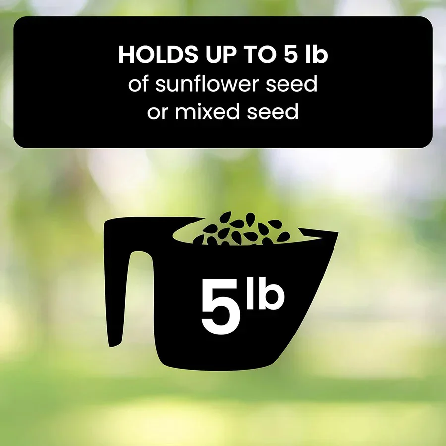 Bird Feeder | Rotating Perch & Large Capacity | Squirrel Proof | BirdGuard - Image 7