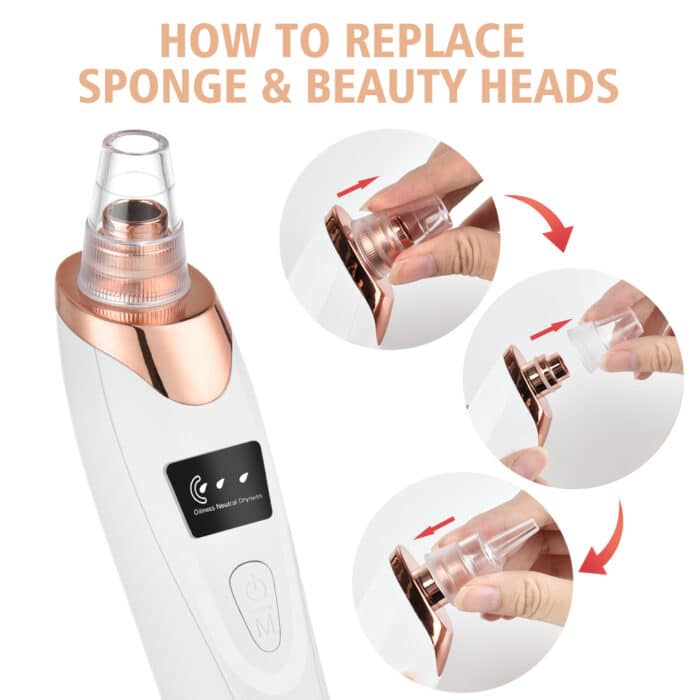 Blackhead Remover Vacuum | Deep Pore Cleanser | Adjustable Suction | Rechargeable | PureLure - Image 5