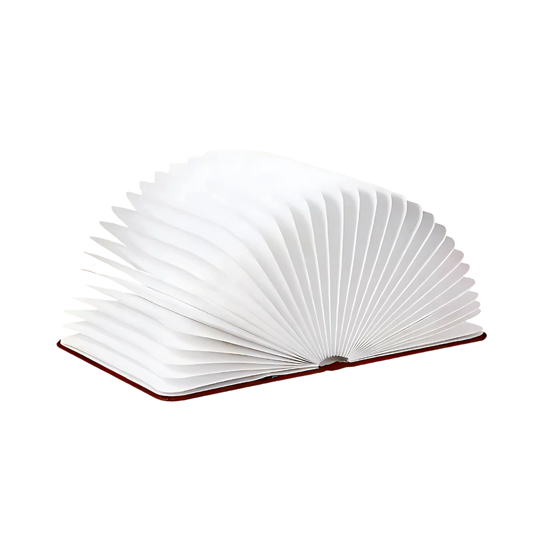Book Table Lamp | Foldable Ambient Lighting | Rechargeable LED Design | Lumibook - Image 9