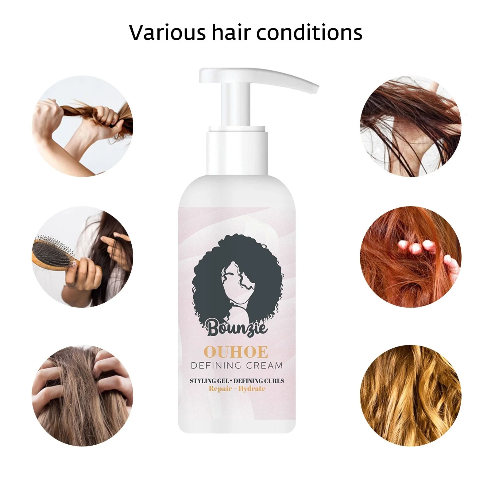 1+1 FREE | BounzieCurls™ Improved Volume Hair Cream - Image 3