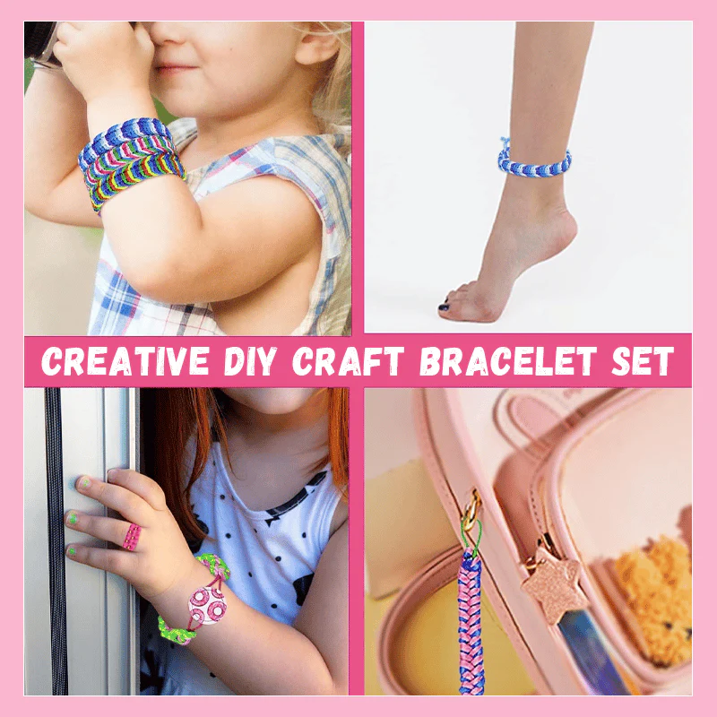 Braided Bracelet Craft Kit | Creative Skill Development | Craft Together | Child-Friendly | BraidoCraft - Image 3