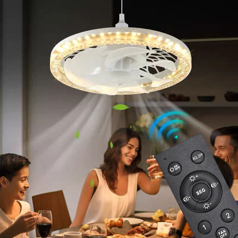BreezeLite™ - 2-in-1 Quiet Adjustable Fan Lamp with Remote Control
