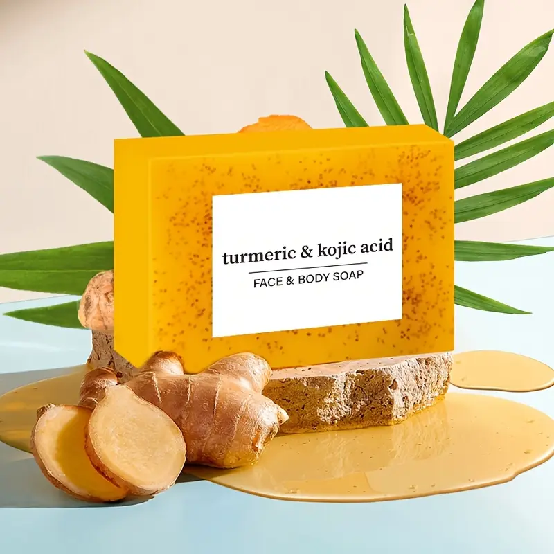 Brightening Soap | Turmeric & Kojic Formula | Even Skin Tone | RadiantGlow - Image 9