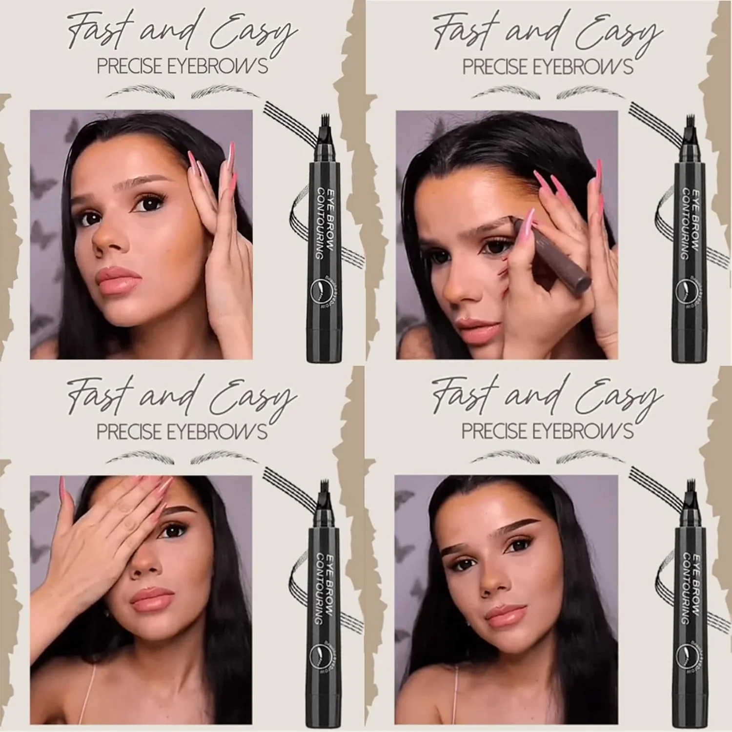 1+1 FREE | BrowElegance™ Effortless, Full Eyebrows That Last All Day Without Smudging - Image 4