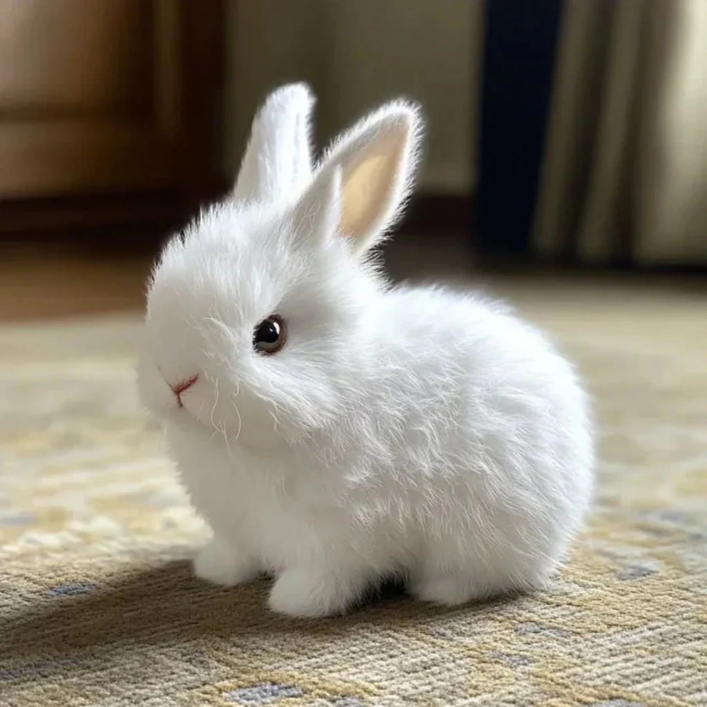 Bunny Plush Toy | Realistic Hopping Action | Plush Sound-Activated Pet | Hoplet - Image 4
