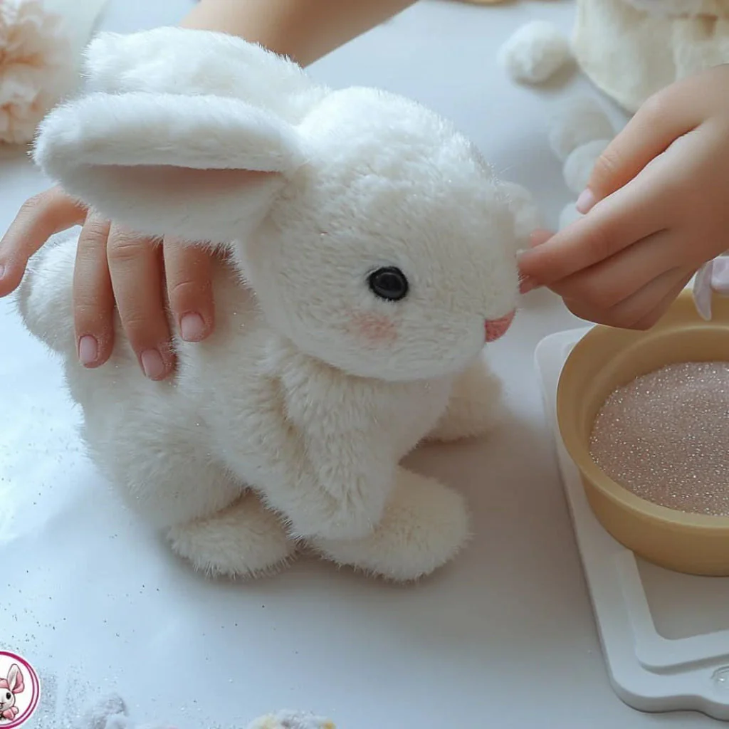 Bunny Plush Toy | Realistic Hopping Action | Plush Sound-Activated Pet | Hoplet - Image 5