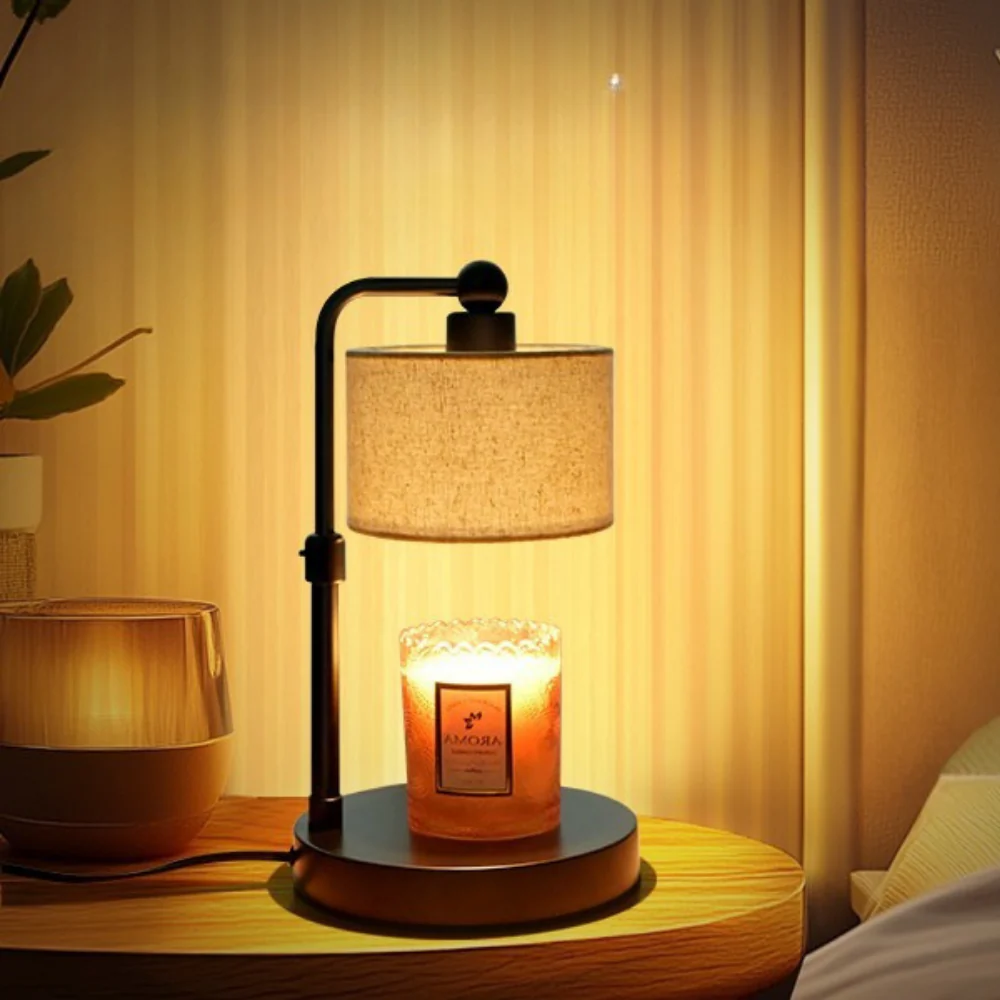 Candle Warmer Lamp | Flameless Fragrance Melting | Dimmable Timer Table Design | Glowcent - Image 4