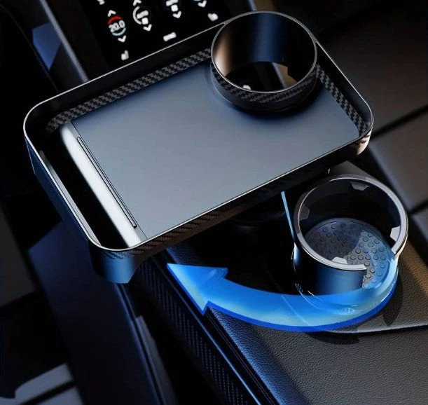 Car Food Tray | Cup Holder Table | Non-Slip Surface |TrayBuddy - Image 5