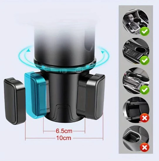 Car Food Tray | Cup Holder Table | Non-Slip Surface |TrayBuddy - Image 7