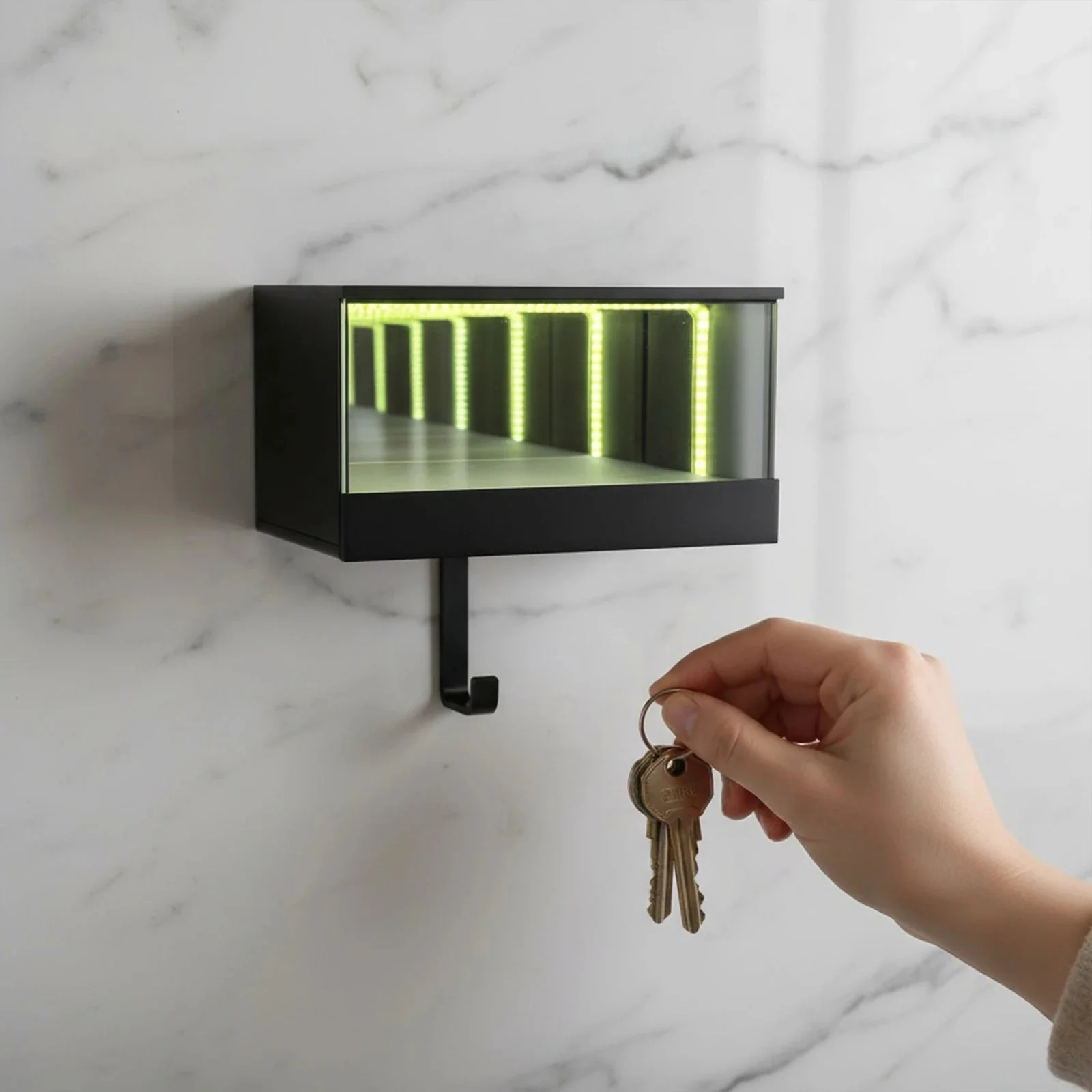 Car Key Holder | Infinity LED Wall mount | KeyTunnel