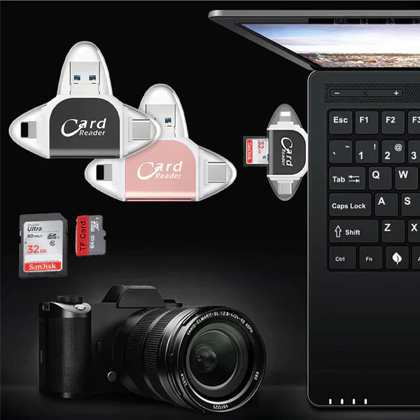 Card Reader | Fast data transfer | Multi-connection system | SmartCard