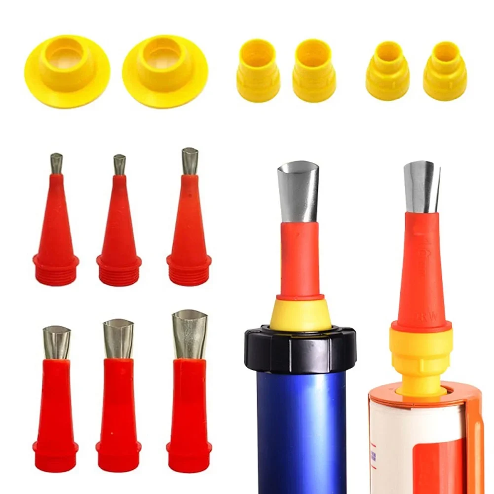 Caulking Nozzle Tool Set | Anti-Drip Design | Professional Seal Finish | Universal Integrated Rubber Nozzle Tool Set - Image 12
