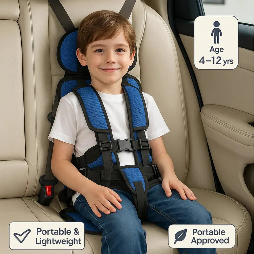 Child Car Seat | Travel Booster Seat | Compact Foldable Safety Support | SafeFold - Image 13