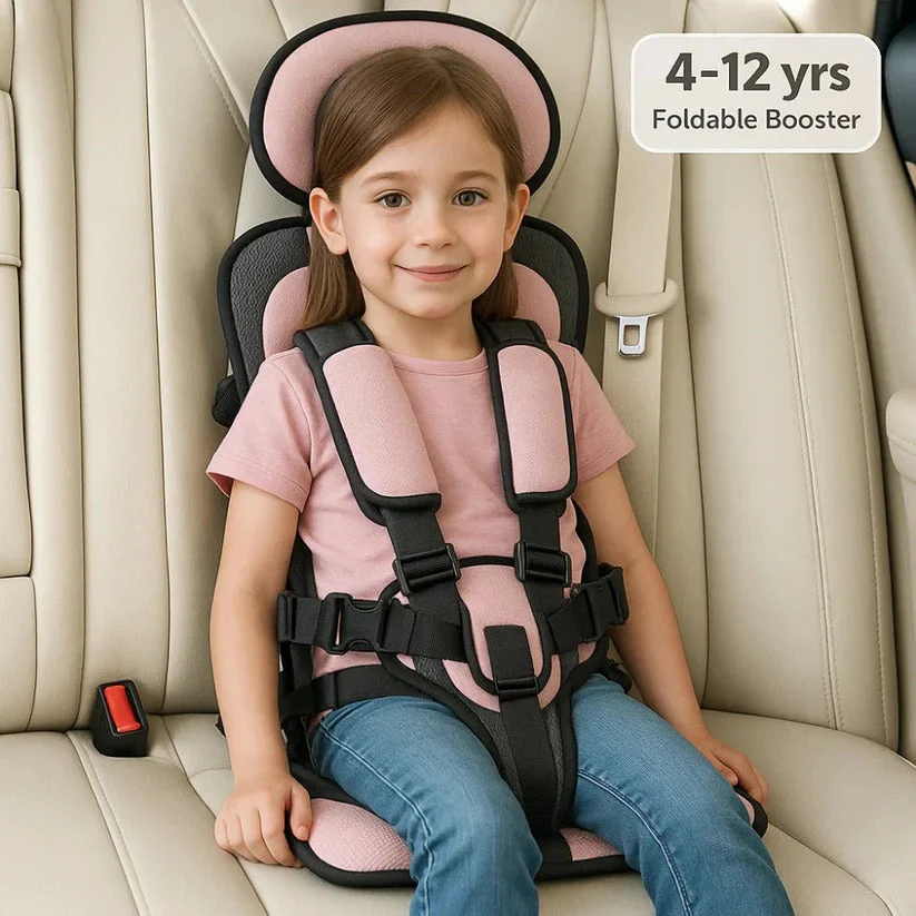 Child Car Seat | Travel Booster Seat | Compact Foldable Safety Support | SafeFold - Image 15