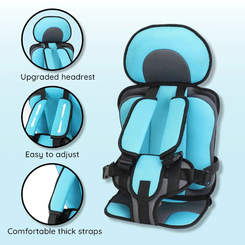 Child Protection Car Cushion Seat | Safer Car Rides | Safety Harness | SafeSprint - Image 8