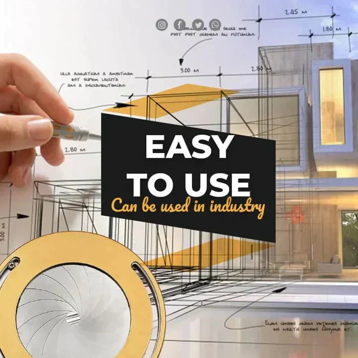 Circle Drawing Tool | Adjustable Diameter | Precision Aluminum | Smooth Rotation | PrecisionPro - Image 3