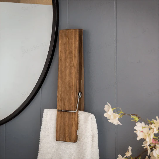 1+1 FREE | Clothespin Towel Holder™ — Bring Warm Rustic Charm And Sturdy Support To Your Home - Image 6