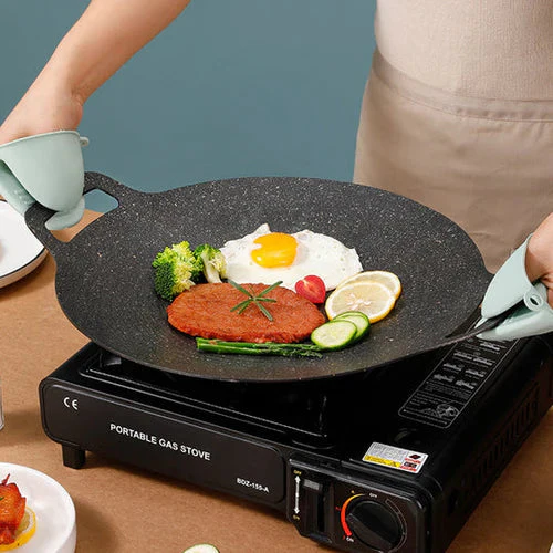 CookEase™ Non-Stick Korean Grill Pan — Effortless Cooking, Juicy Meals, No Mess Every Time - Image 3