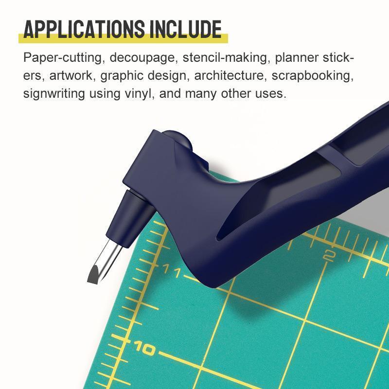 Craft Cutting Pen | 360° Rotating Blade | Safe Precision | Creative Hobby Tool | BladeMaster - Image 5
