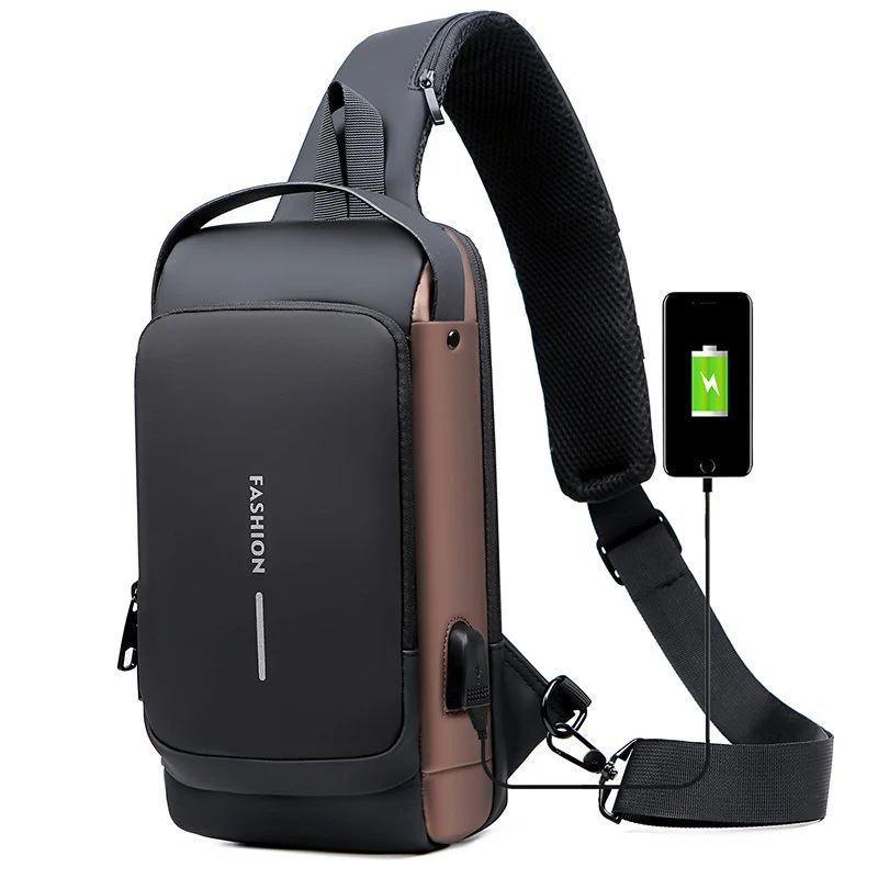 Crossbody Bag | Anti-theft Design | USB Charging Port | Water-repellent | SecureX - Image 7